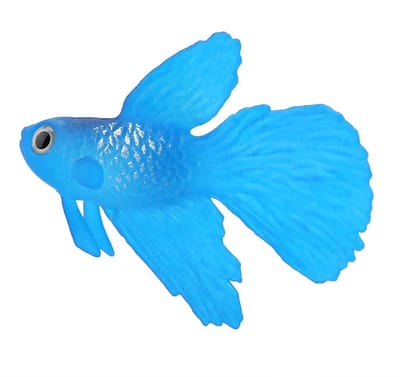 Dailygoods- Aquariumvissen Kunstmatig - Siliconen Vissen - Drijvende Decoratie - Kleine Vissen - Bewegende Vissen - Geschikt voor Aquarium - Decoratievis