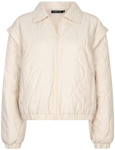 Ydence Jacket Ramona Jassen Dames - Zomerjas - Beige - Maat L