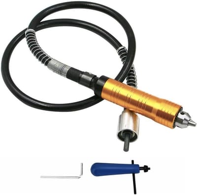 Flexibele Schachtverlenging voor Boormachines - Rubber, ABS en Aluminium Axles voor Precisiewerk 0.3-6.5 mm