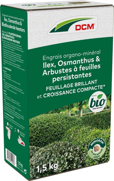 DCM ILEX/OSMANTUS/BLADHOUDENDE HEESTERS 1,5KG
