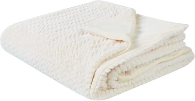 SURMI - Bedsprei - Gebroken wit - 150 x 200 cm - Polyester