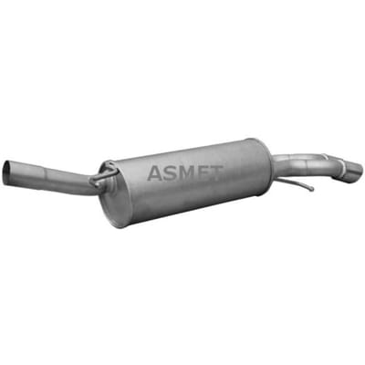 Geluiddemper achter ASMET 06.023