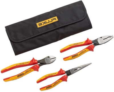 Tangenset Geïsoleerd - 3-delig - Veilig Klussen - 1000 V Certificering - 3 Stuks - Grijs