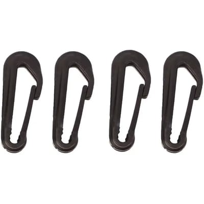 Set van 10 paardenkarabiners, messing Horseware