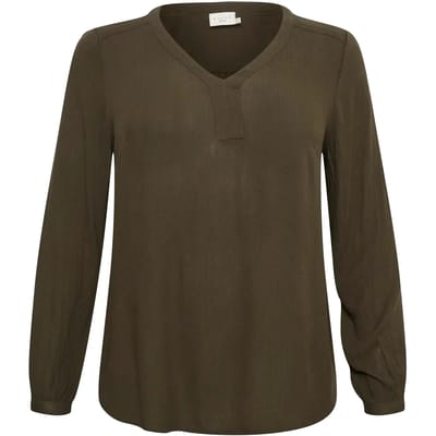Damesblouse met lange mouwen KAFFE Curve Ami