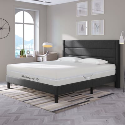 STILVORA Koudschuimmatras 140x200 cm – 7-Zones Ergonomische Kern Met Kubesnede – Omkeerbaar H2/H3 & Antislip – Wasbare Ritshoes – Koudschuim – Wit Met matras