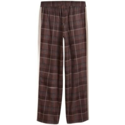 Harembroek Puma Yellow T7 Relaxed Tartan Woven Track Pants Op