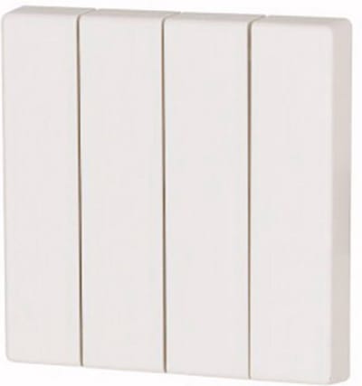CWIZ-04/01 Eaton xComfort 4-kanaals Wipschakelaar Zuiver wit