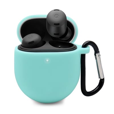 Allecto - Google Pixel Buds Pro 2 - Siliconen Hoesje - Ultradun - Groen - Bescherming - Valbestendig - Geschikt voor Google Pixel Buds Pro 2 - Kleu...