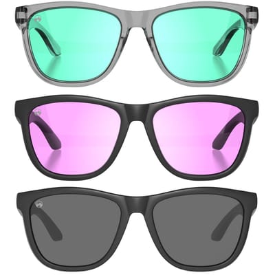 MowMow 3-pack Zonnebril - Gepolariseerd - Heren - Dames - ZEUS collection