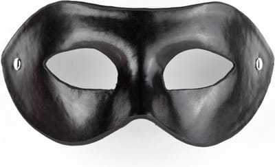 Ouch! – Handgemaakt Oogmasker met Solide Gevormd Ontwerp - Zwart