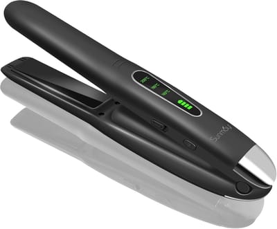 Draagbare Haarstyler - Stijltang Krultang - Haar Stylen Onderweg - Draadloos 2-in-1 Ontwerp - 5000 mAh Batterij - Zwart