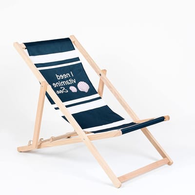 Ligstoel Hout - Opvouwbare Stoel - Buiten Ontspannen - 3 standen rugleuning - 122 x 58 cm - Bruin