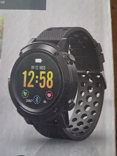 Silvercrest Fitness smartwatch met GPS tracker - stof- en waterdicht - Multisport-modi - Hartslagmeter - Android en IOS