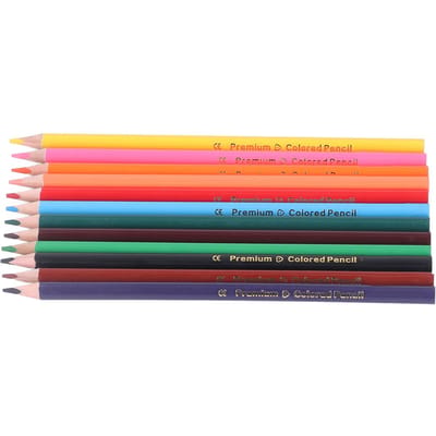 36 crayons de couleur 12 couleurs par paquet Couverture brillante Porte-crayon triangulaire Matériau peuplier Crayons à croquis