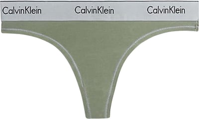 Calvin Klein TIA - Damesstring - Groen - Maat S - Comfortabel