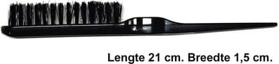 Rojafit Mixed Bristle Toupeer Borstel - 21 cm lang – 1,5 cm. breed.
