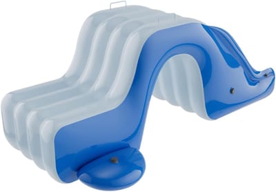 Opblaasbare Waterglijbaan - Tuin Speelgoed - Feestjes en Spel - Duurzaam PVC Materiaal - 175x105x75cm - Blauw