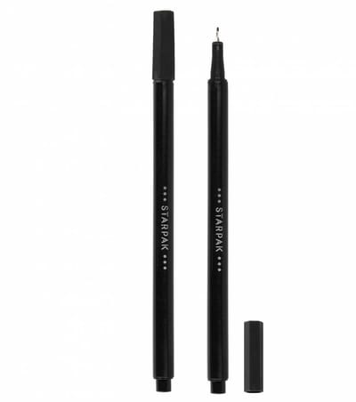Fineliner Rond 0,4 Zwart, 20st.