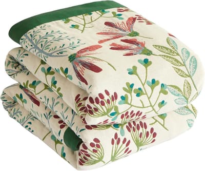 Grote Katoenen Sprei met Franjes (150x200) - Dubbelzijdig Bed- en Bankdeken