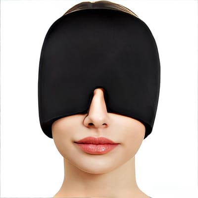 Koelmasker voor Migraine en Hoofdpijn, Ontspannend Slaapmasker voor Volwassenen, Verlichting en Comfort