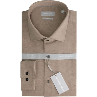 Shirt met lange mouwen Michael Kors Solid Pique Slim