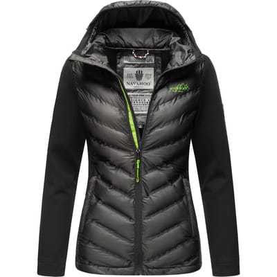 Navahoo Dames Gewatteerde Jas Nimm mich mit – Getailleerd, Stijlvol & Comfortabel met Capuchon