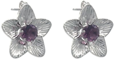 Oorbellen - RVS - bloem - 2cm - dames - sieraden - subtiel - elegant - cadeau