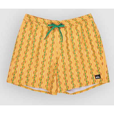 Quiksilver Stretch Printed Volley 16´´ Zwembroek Geel L Man