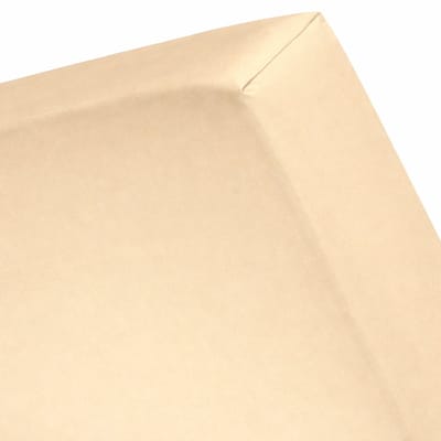 Damai - Hoeslaken (tot 25 cm) - Katoen - 80/90/100 x 200/210 cm - Vanilla