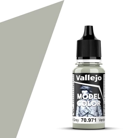 Vallejo Hobbyverf Acrylverf - 70971 Model Color Green Grey - Acryl Verf flesje - 17 ml