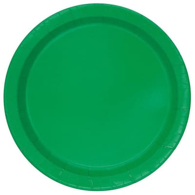 Donkergroene Borden 23cm 16st