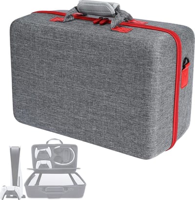 Bovista Tas Geschikt Voor PS5 - Case - Geschikt voor Playstation 5 - Koffer - Draagtas - Bag - Opbergtas - Reistas - Grijs