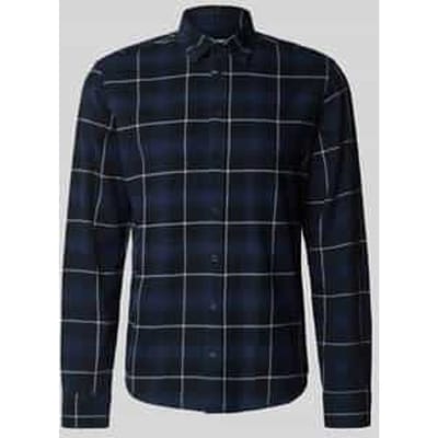 Regular fit vrijetijdsoverhemd met kentkraag, model 'MACE'