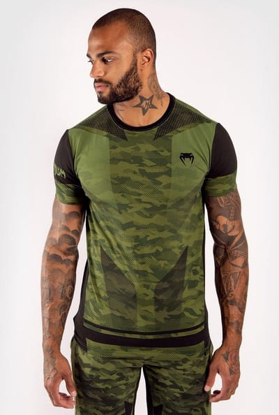 Venum TROOPER T-Shirt Forest Camo Zwart - S