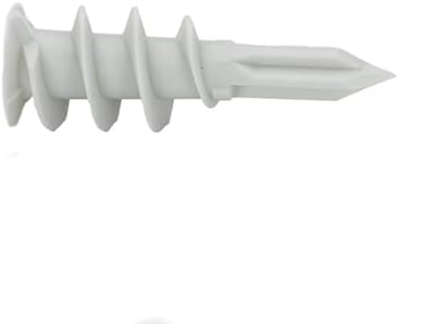 Gipsplaatankerset met Nylonboor en Schroeven - 50 Stuks