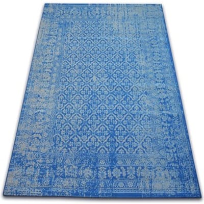 Kleden Rugsx Tapijt Vintage Bloemen , 22209/543 blauw 120x170 cm