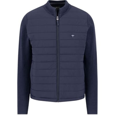 Fynch-Hatton Vest Hybrid Cardigan Navy / male