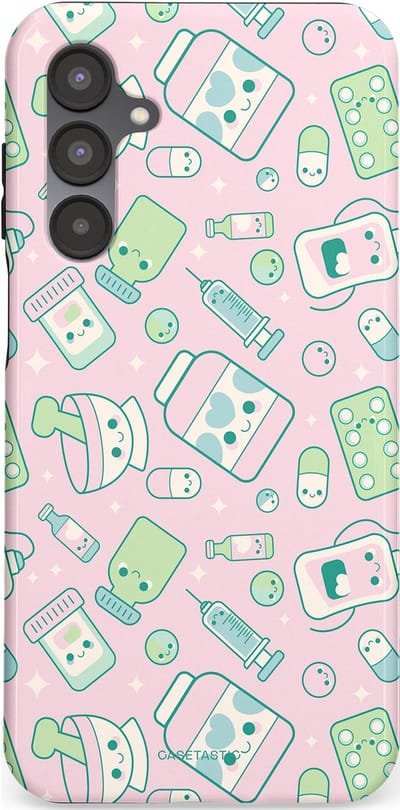 Casetastic Hoesje Geschikt voor Samsung A16 - Stijlvolle Beschermende Duo-layer Case - Geneeskrachtig Roze