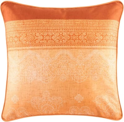 Kussenhoes Katoen - Pillowcase Hoes - Woonkamer Decoratie - Individueel Patroon - 40x40 cm - Oranje