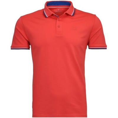 Ragman Polo Piqué Uni Tipping Keep Dry Finish Hummer / male
