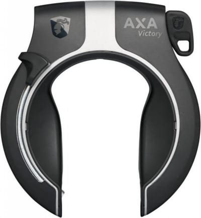 Axa Ringslot Victory Art-2 Zwart Met Streep Grijs