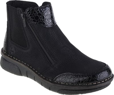 Rieker Booties 73355, Vrouwen, Zwart, Laarzen, maat: 38