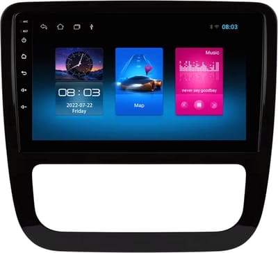 Autoradio met bluetooth - Carplay - Voor VW Volkswagen Scirocco (2008-2013) - Geschikt voor Apple en Android - Stereo - Navigatie - Navigatiesysteem auto - 1GB 16GB