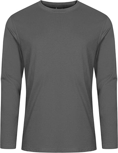 EXCD Men´s T-Shirt Long Sleeve CD4097 - Steel Grey - S
