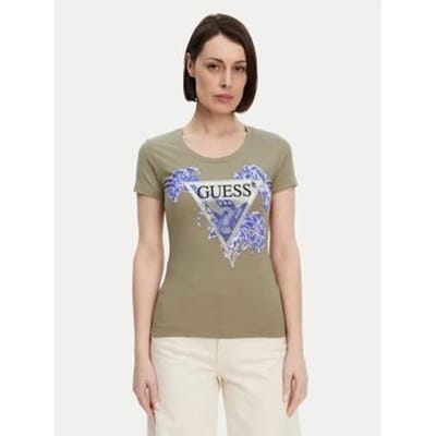 Dames-T-shirt Guess Flower Triangle