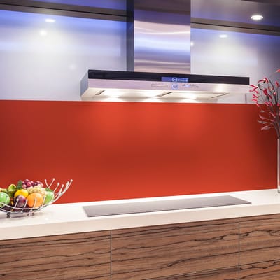 Decoratieve zelfklevende vinylfolie op rol per meter - Wasbare, waterdichte sticker voor muren, keukens en meubels - 60 cm x 10 m - Papaverrood