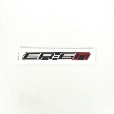 Autocollant stickers noir pour moto Kawasaki 650 Er6-N 2013 560541061 Neuf