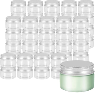 Allecto - Mini-potjes - 50 stuks - Hergbruikbaar - Transparant