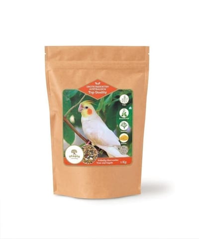 Grote Parkieten Voer 1kg Utopia - Premium Vogelvoer met Tijmpoeder - Complete Diervoeding voor Siervogels